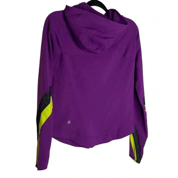 Lululemon Athletica Half Moon Purple Full Zip Jacket in Potion Purple Size 12 - Picture 9 of 10